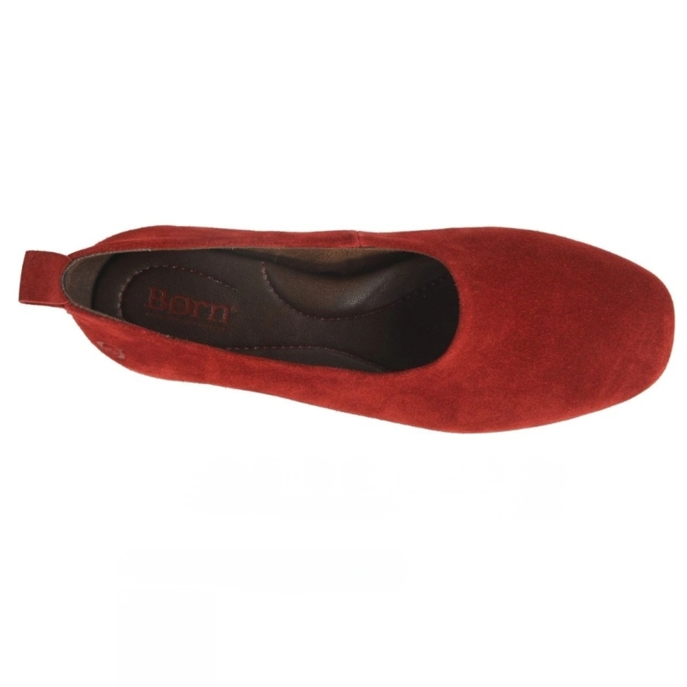 Born Red (Opera) Suede Flats Sz 7 M - Picture 10 of 10